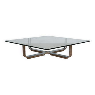 Glass coffee table 130 x 130 x 32