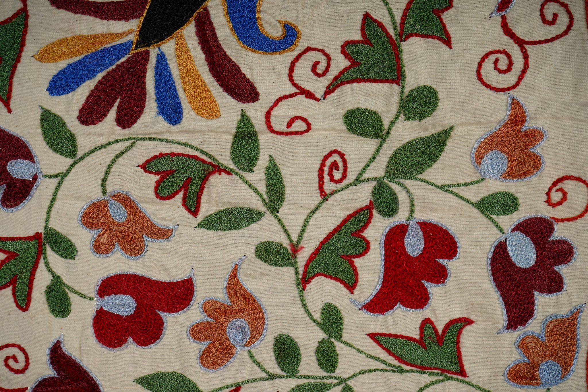 Vintage Turkish hand-knotted rug 50x90 cm