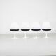 Set of 4 Tulip swivel chairs by Eero Saarinen for Knoll - 1960s
