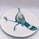 Large ceramic dish signed Roger Picault