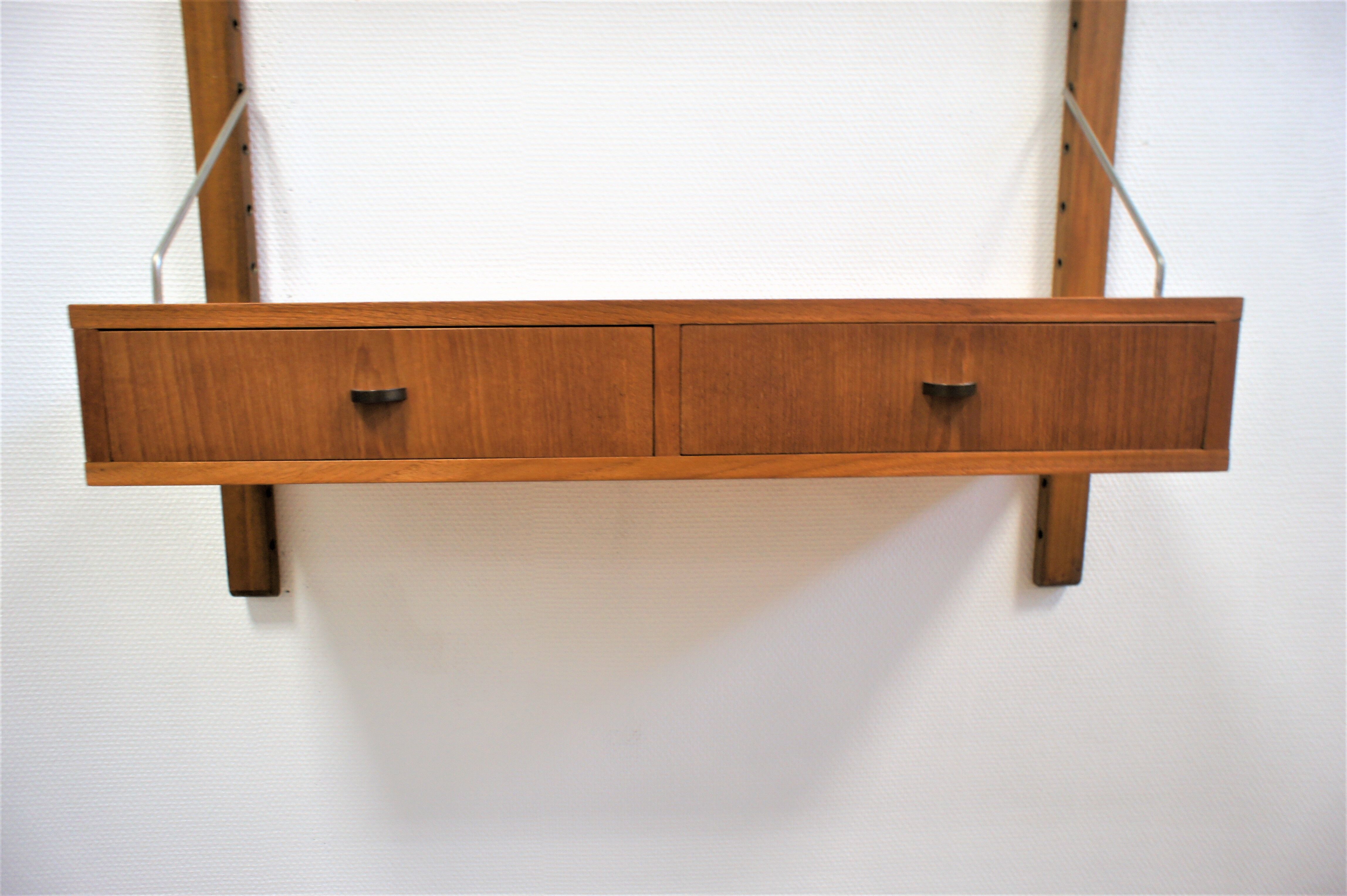 Scandinavian teak library