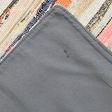 7x9 Mid Century Modern Handmade Striped Vintage Kilim Rug, 184x271Cm