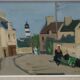 Ove Olson ( 1903-1975 ), Swedish Modern Painting, 1972, Oil on Cardboard