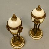 Pair of Louis XVI style cassolettes