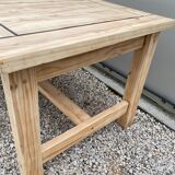 Stripped farm table