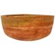 Swedish folk art, large unique agricultural bowl from the early 19th century in painted wood.