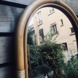 Bamboo arcade mirror 38x96cm