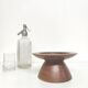 Fruit cup in vintage wooden diabolo shape