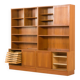 Danish mid century modular bookcase in teak by Poul Hundevad , Denmark