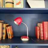 Red chrome desk lamp