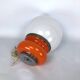 Vintage Italian coloured Murano glass table lamp by Mazzega