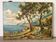 Huile sur toile Roquebrune-Cap-Martin, signée Émile Tatin