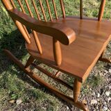 Wooden rocking-chair