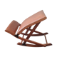 70s wooden folding footrest