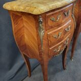 Pair of inlaid bedside tables