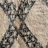 Carpet berbere beni ouarain old years 1958 modern