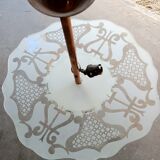Chandelier suspension in art deco glass