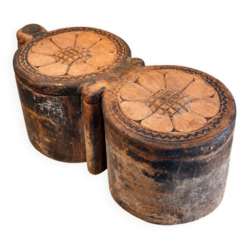 Grande boîte à épices Rajasthan XIXeme