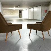 Chairs Danish 50s design structured low lines