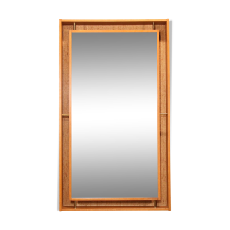 Mid century Scandinavian mirror in rosewood frame from Mid century Scandinavian mirror in rosewood frame from