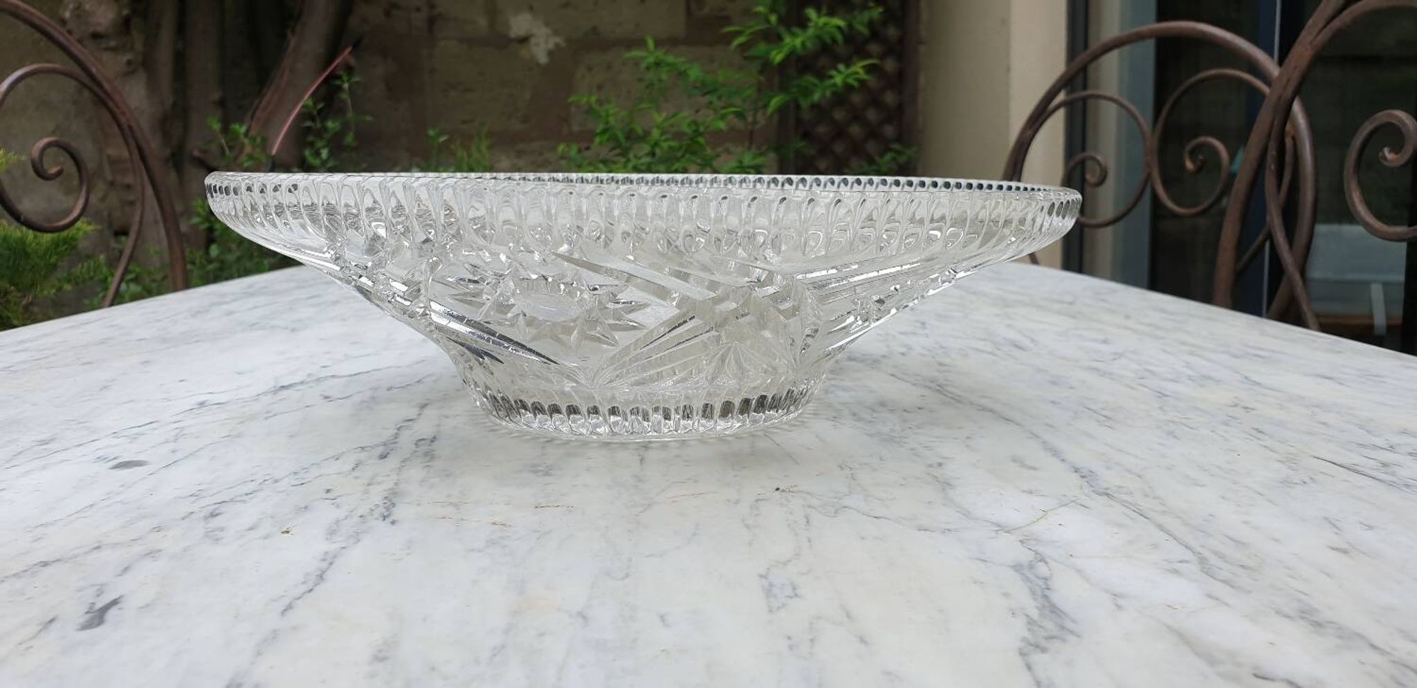 Coupe saladier en cristal 29cm