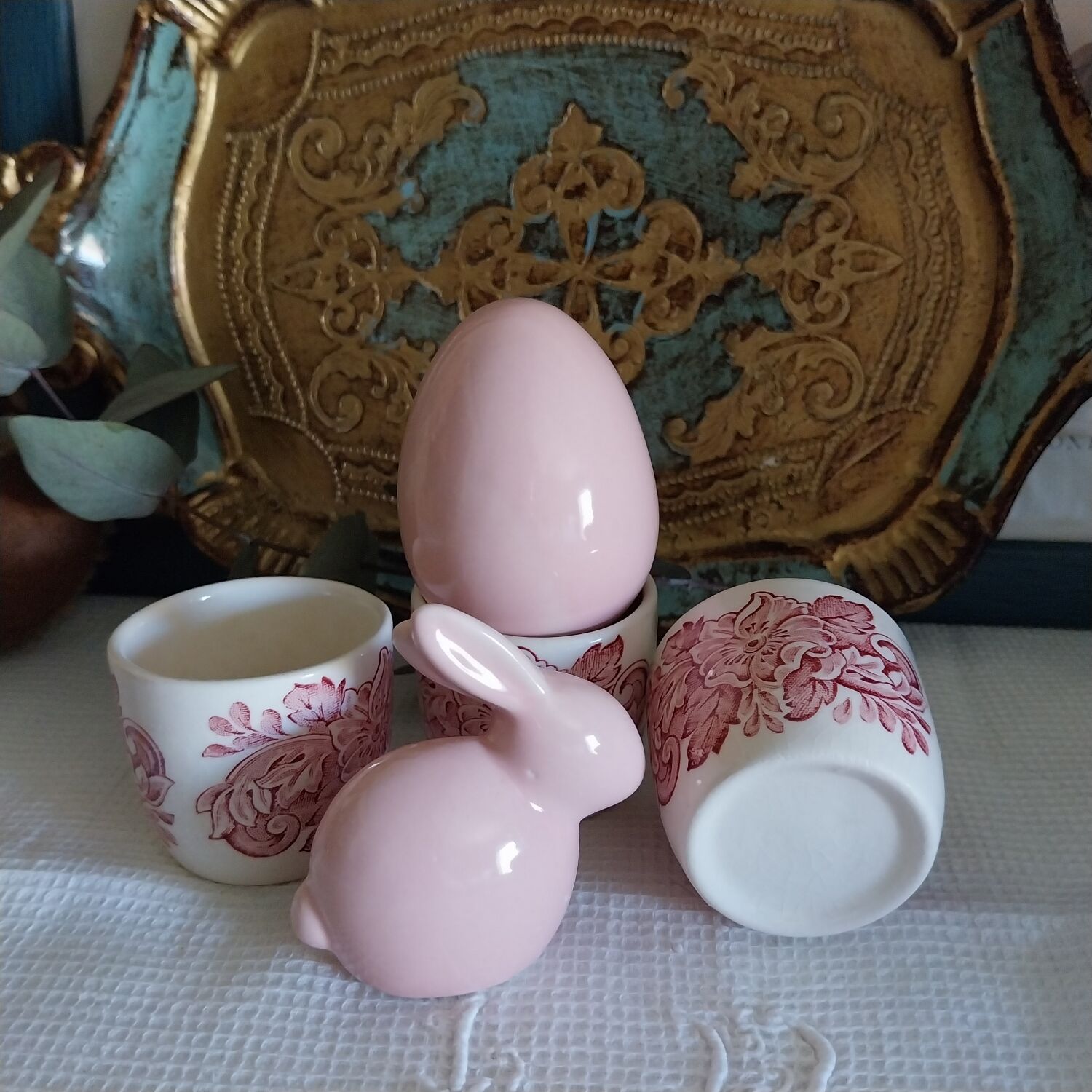 Antique English egg cups