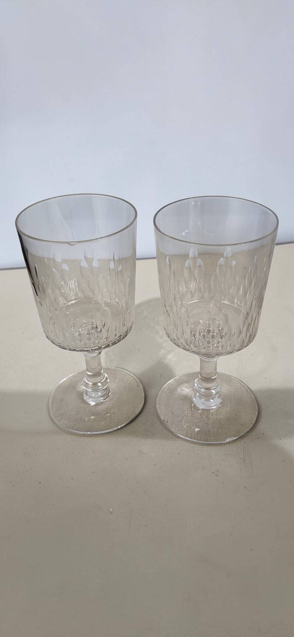 Baccarat — 6 water glasses Model Richelieu Champigny