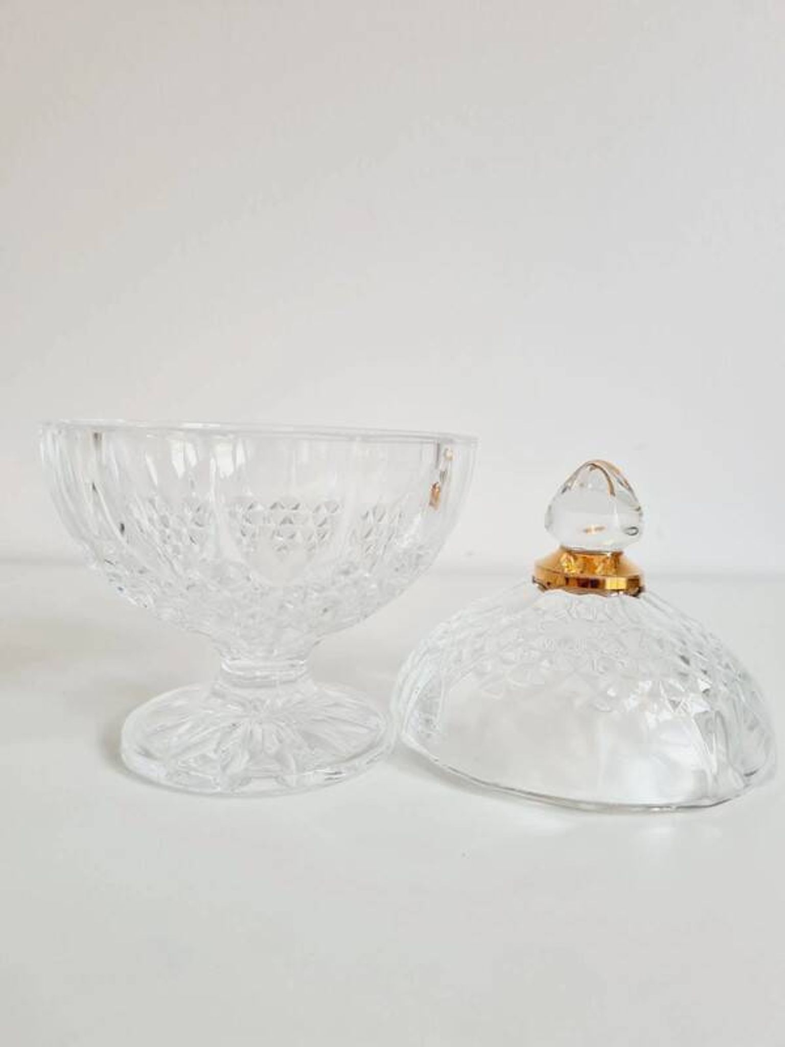 Yves Rocher crystal candy box - 1970s
