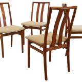 Set of 4 Danish design chairs 'Tuse'