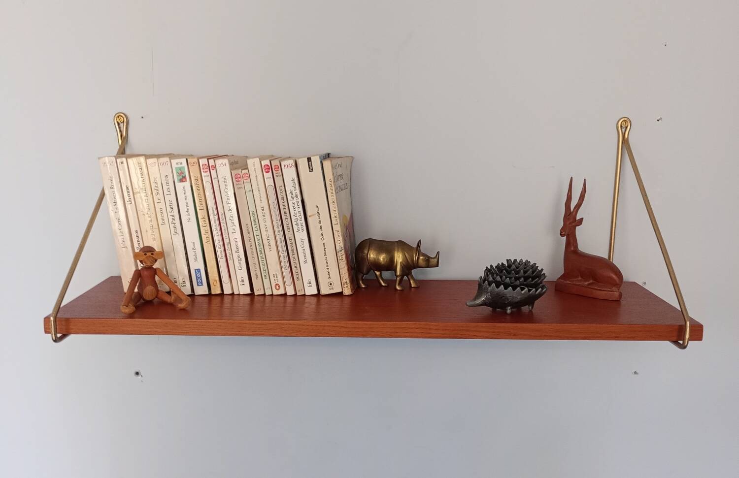 Étagère norvégienne en teck,  Vintage Scandinave 1960s