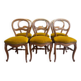 Suite of 6 Louis Philippe period chairs