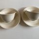 Pair of Villeroy Belgium porcelain breakfast sets 1960
