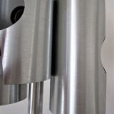 Lustre space age brushed aluminum 70s