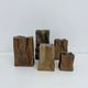 Set of 6 Rosenthal paper bag vases by Tapio Wirkkala, 1970s