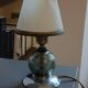 Petite lampe en cristal, art déco