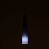 1960s Blue glass hanging lamp by Vistosi, Italy