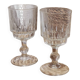 Crystal wine glasses