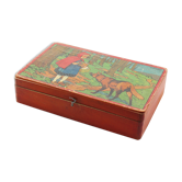 Set of wooden cubes ancient tales of Perrault butcherat