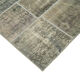 Handwoven oriental vintage 172 cm x 242 cm grey patchwork rug