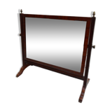 Antique mahogany table mirror