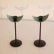 Pair of vintage Scandinavian candle holders 1970