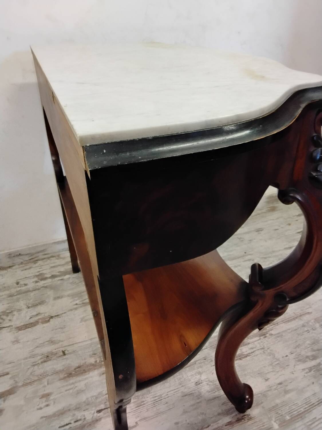 Console 19th Century in walnut