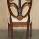 Paire de chaises d'appoint victoriennes George Hepplewhite Prince de Galles