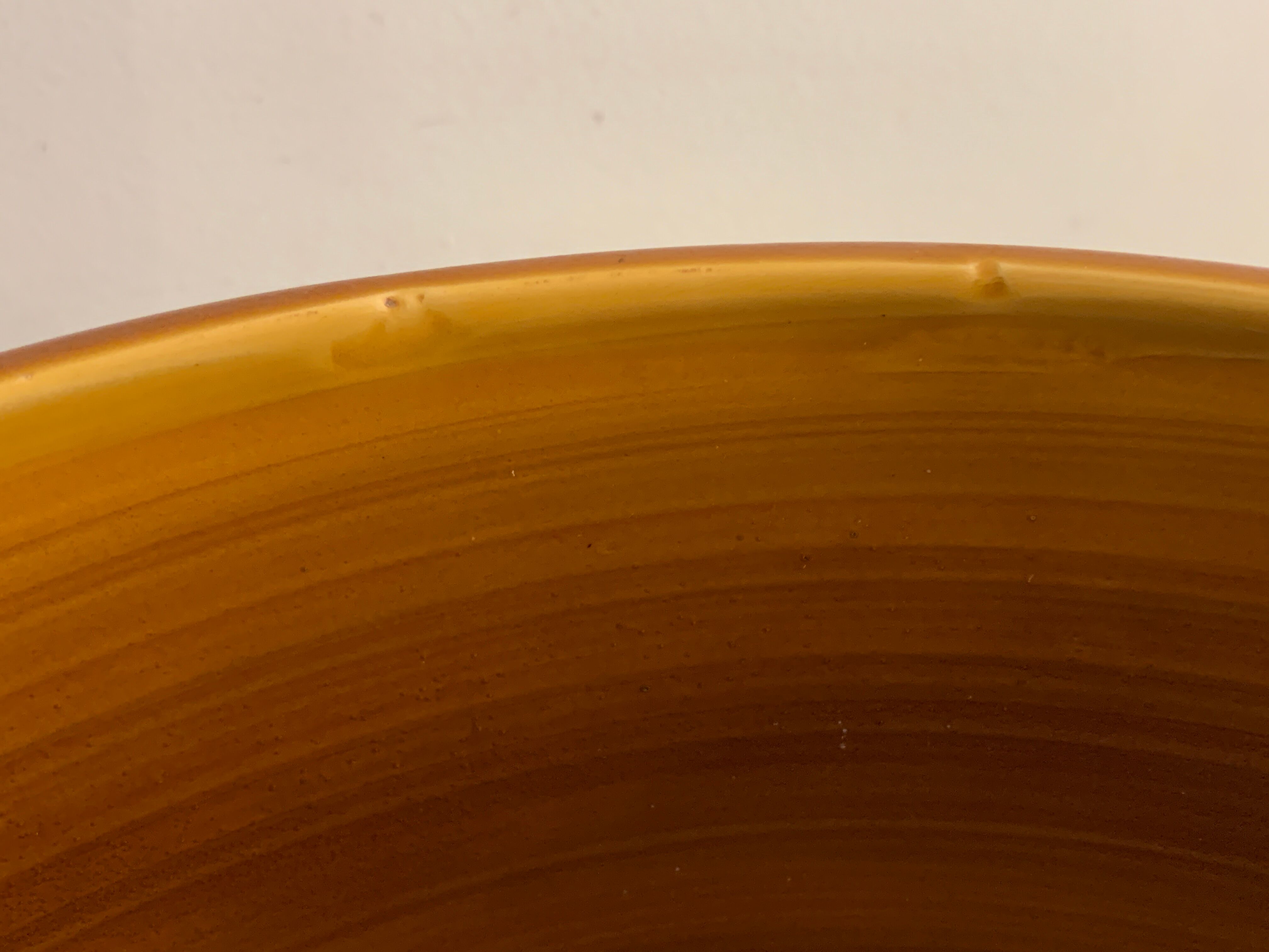 Seau à champagne ou jardinière céramique tachiste Poterie du Colombier, 1973