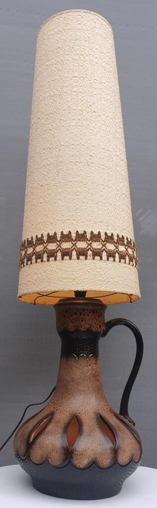 Ceramic floor floor lamp Danish Design 1970