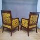 Fausse paire de bergere d epoque restauration