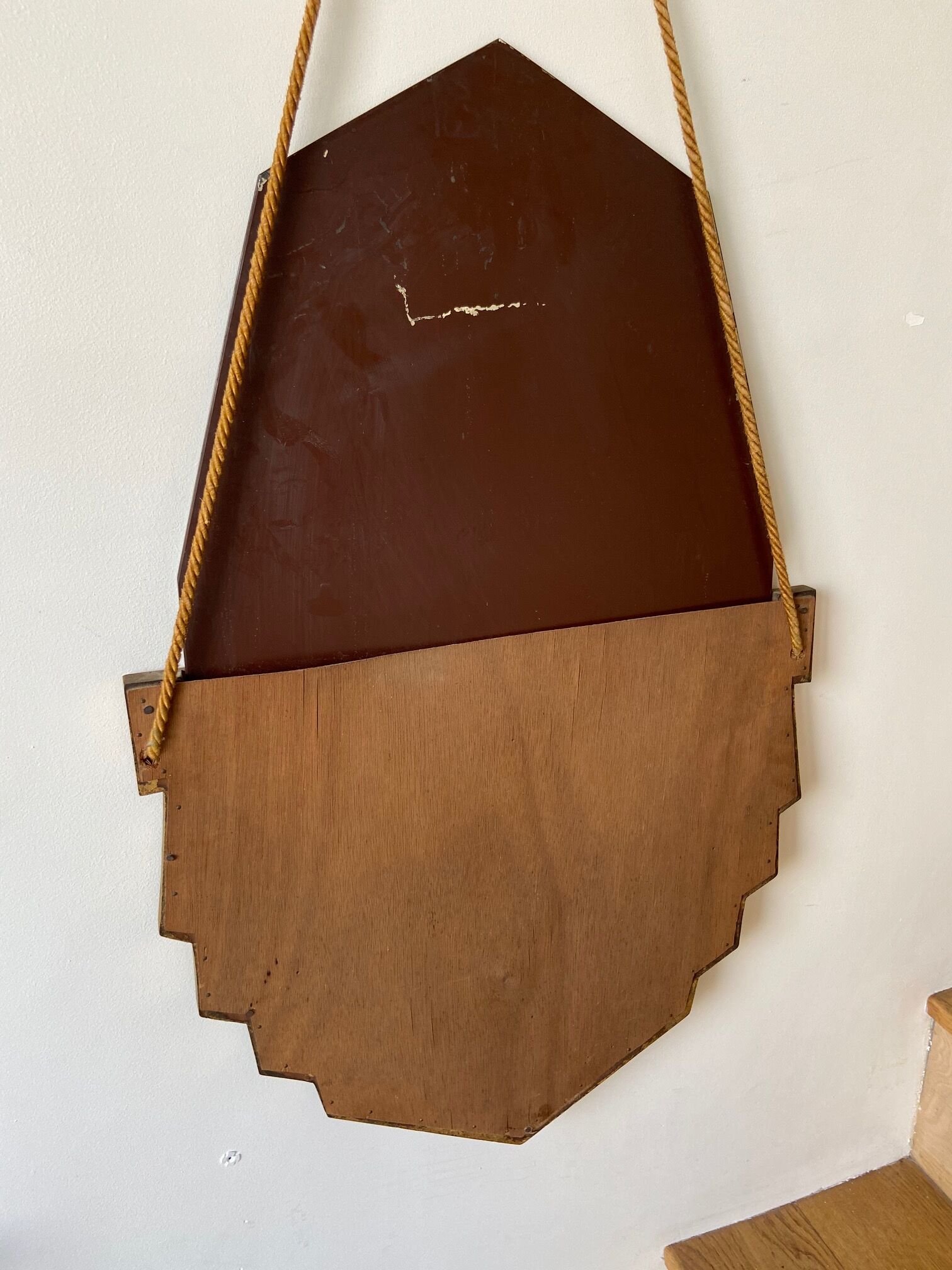 Mercury mirror bevelled 77 x 48 cm