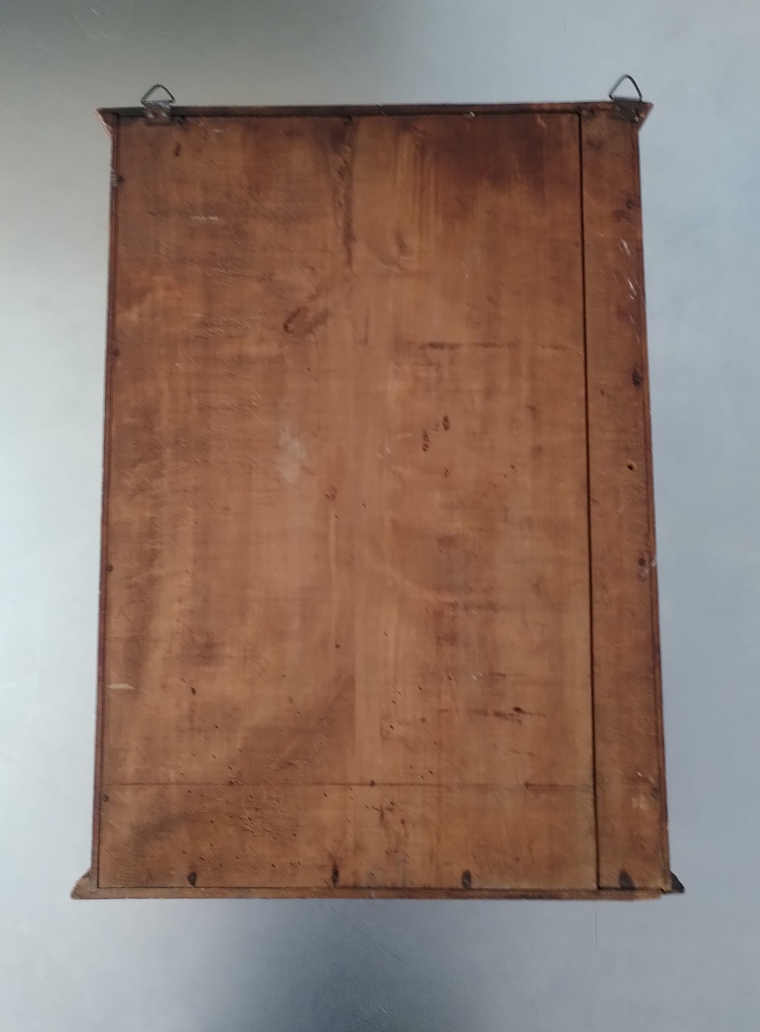 Wooden medicine cabinet