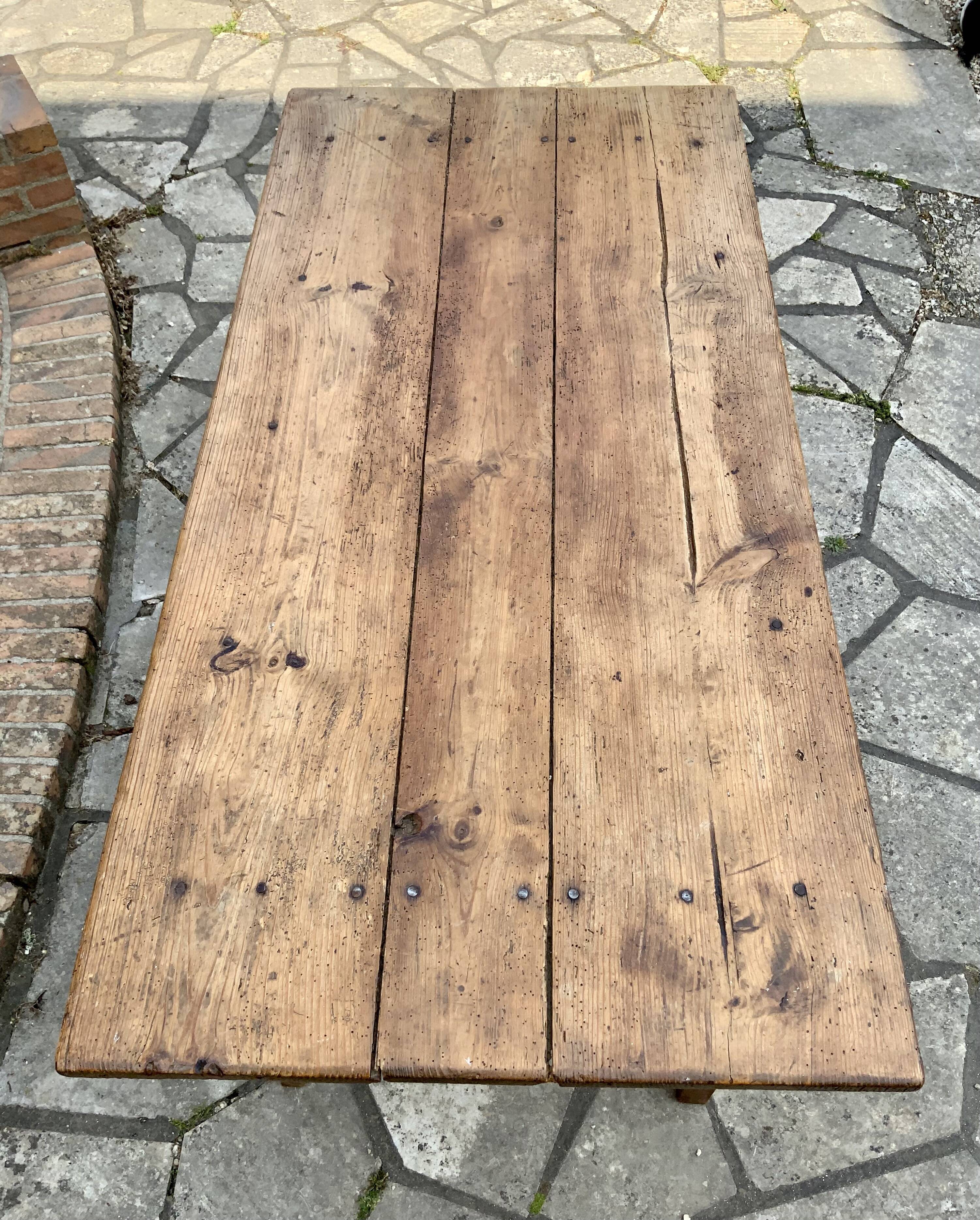 Old oak farm table 153cm