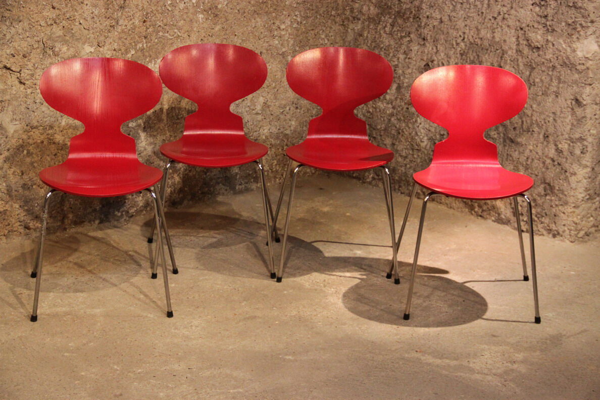 Arne Jacobsen Ant Chairs by Fritz Hansen